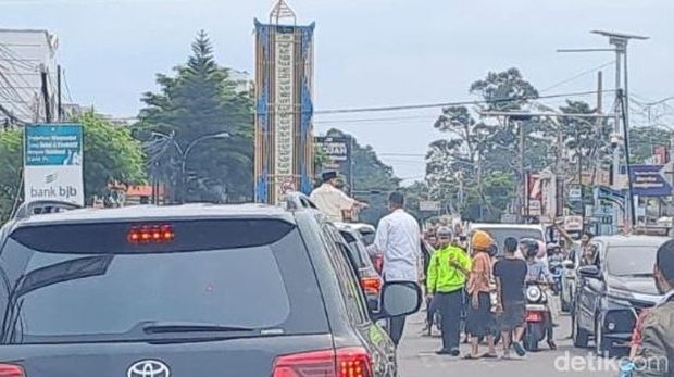 Capres nomor urut 2 kampanye di Pandeglang, Banten (Firda/detikcom).