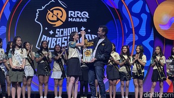 Athaya Syahrin Maulika menang RRQ School Mabar Ambassador Season 2. (Foto: Khalisha Fitri/detikcom)