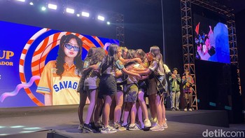 Pengumuman RRQ Mabar School Ambassador Season 2. RRQ menyeleksi 20 finalis hingga menjadi 3 besar RRQ Mabar School. (Foto: Khalisha Fitri/detikcom)