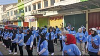 Acara ini diikuti oleh lebih dari 300 anggota Relawan Gerakan Cinta Prabowo di Dewan Pimpinan Pusat.