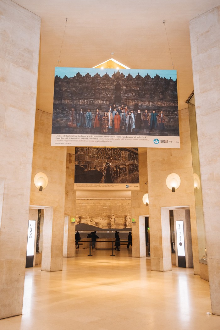 Jepretan Borobudur dan Wastra Nusantara Unjuk Gigi di Museum Louvre Jepretan Borobudur dan Wastra Nusantara Unjuk Gigi di Museum Louvre