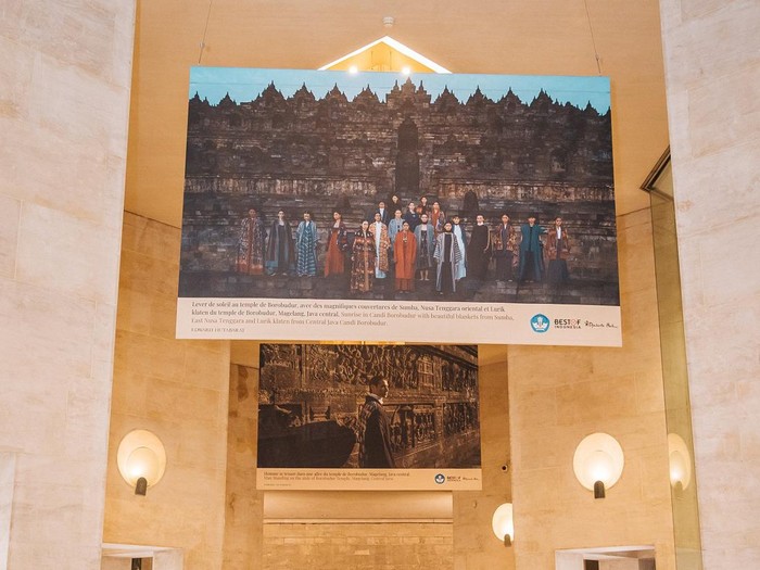 Jepretan Borobudur dan Wastra Nusantara Unjuk Gigi di Museum Louvre