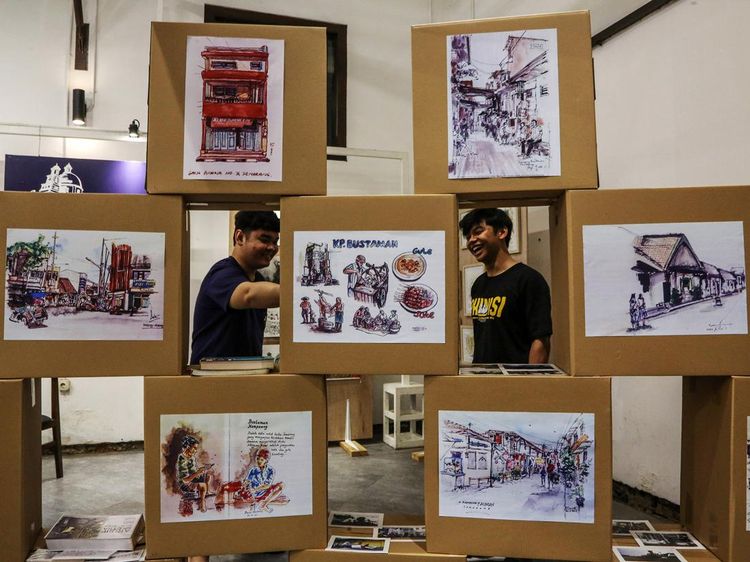 Melihat Pameran Seni Semarang Bercerita