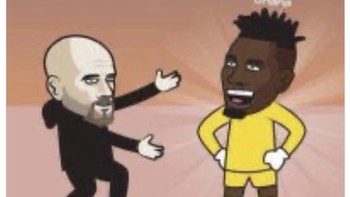 Menggantikan David de Gea ke Onana, eh no no. Foto: X