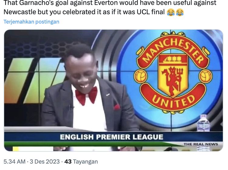 Nasib MU Kalah, Jadi Bahan Candaan Netizen Akhir Pekan
