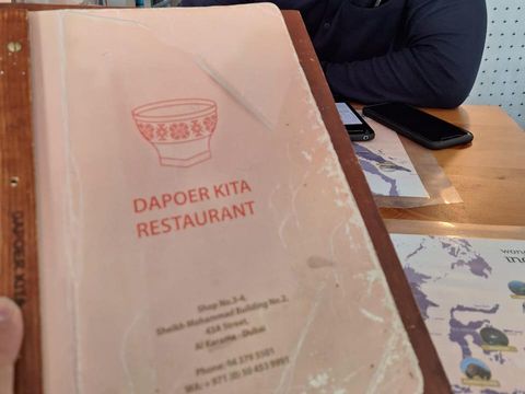 Nasi padang di Dubai