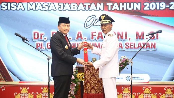 Pelantikan Bupati OKI Djafar Shodiq