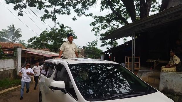Prabowo Subianto di Kabupaten Pandeglang