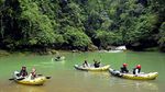 Serunya Naik Kano Susuri Sungai di Taman Nasional Bantimurung Bulusaraung
