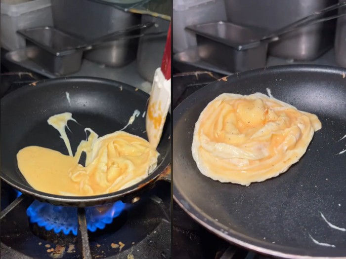 tips membuat telur tornado