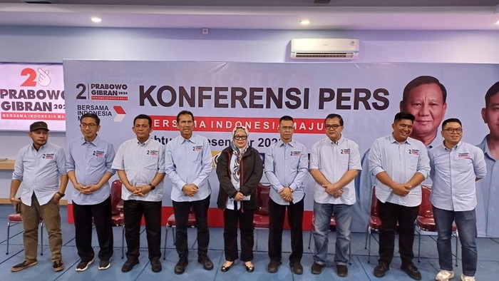 Wakil Gubernur Kepri, Marlin Agustina mengikuti rapat koordinasi daerah TKD Prabowo Gibran pada Sabtu (3/12) malam. (Istimewa).