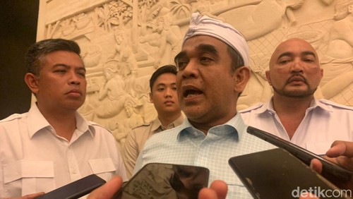 Wakil Ketua Tim Kampanye Nasional (TKN) Prabowo Subianto-Gibran Rakabuming Raka, Ahmad Muzani. (Rizki Setyo Samudero/detikBali)