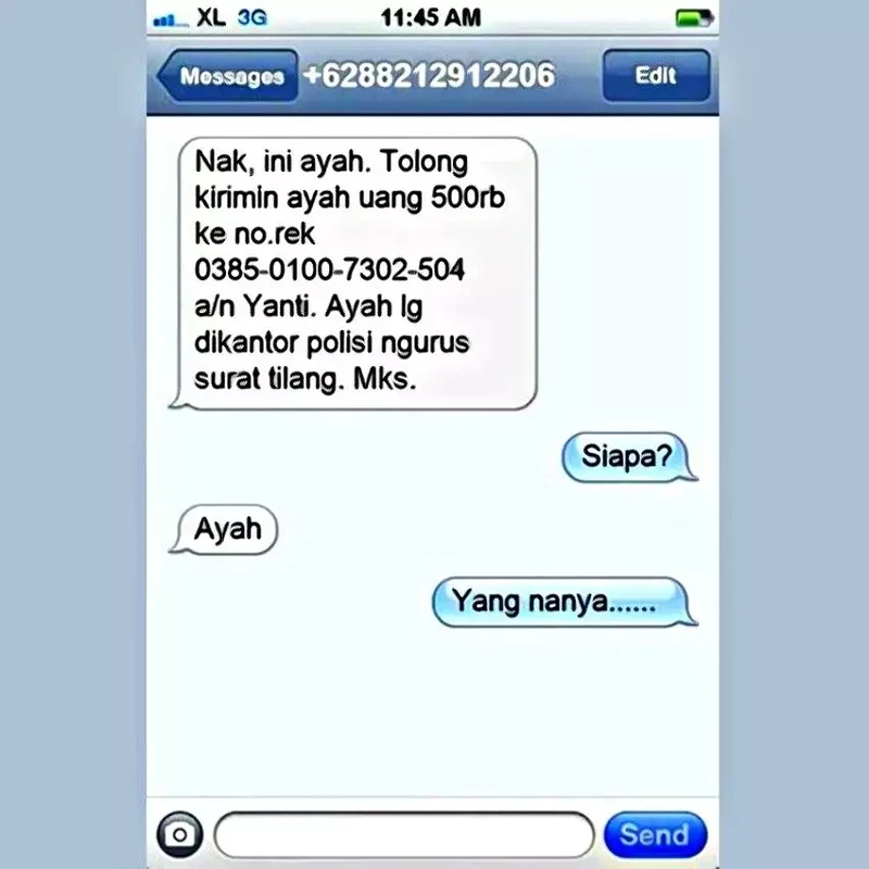 Deretan balasan SMS penipu ini bisa bikin mesem-mesem sendiri karena kocak dan absurd abis!
