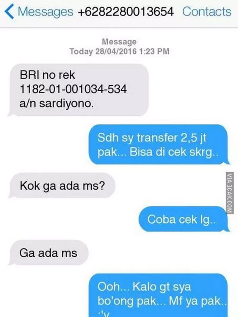 Deretan balasan SMS penipu ini bisa bikin mesem-mesem sendiri karena kocak dan absurd abis!