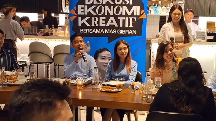 Cawapres nomor urut 2 Gibran Rakabuming Raka (Anissa/detikcom)