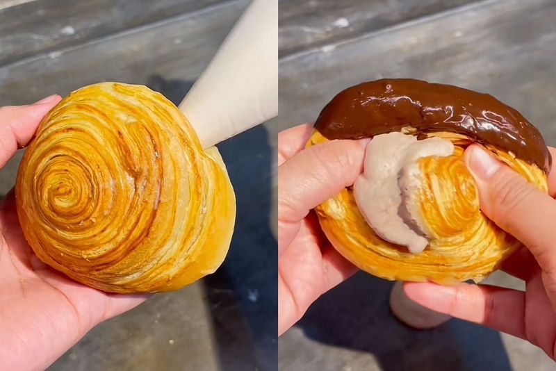 Cara membuat cromboloni yang viral pakai bahan instan