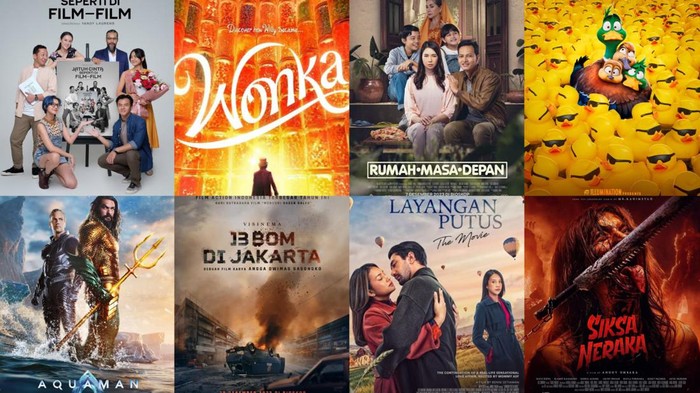 Daftar film yang tayang di bioskop bulan Desember 2023.