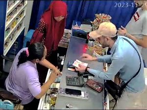 Trik Sulap 2 Bule Gondol Rp 4 Juta dari Minimarket Banyuwangi