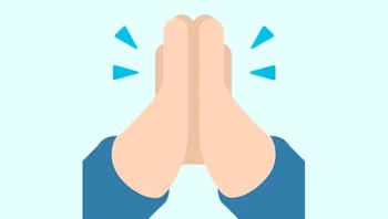 Banyak pengguna yang salah mengira bahwa emoji ini hanya melambangkan doa. Sebenarnya emoji ini punya banyak penjelasan berbeda. Selain doa, kata ini melambangkan “terima kasih”, “tolong”, sapaan penuh hormat atau tanda pemujaan, dan bahkan “ tos !” Foto: Brightside