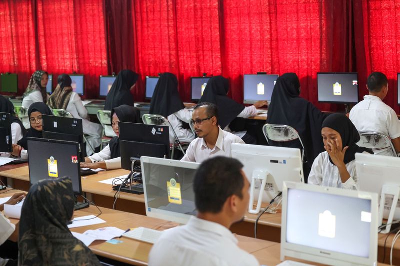 Kegiatan Seleksi PPPK  di SMA Negeri 1 Bunguran Timur.