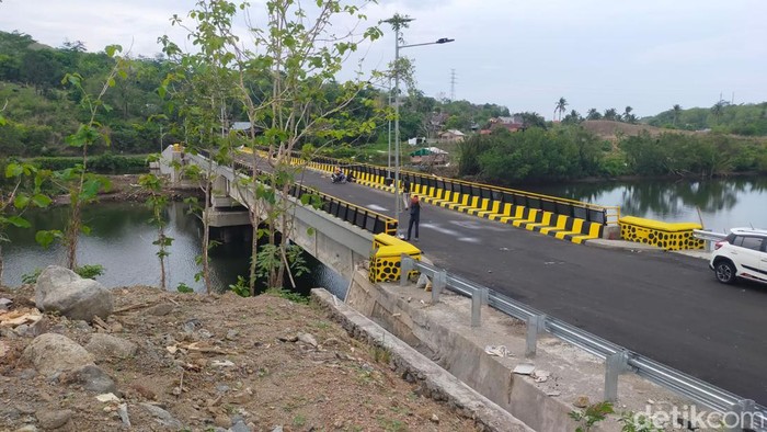 Kondisi Jembatan Kembar Parepare yang sudah selesai dibangun.