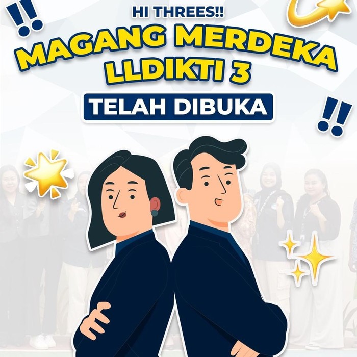 LLDIKTI 3 Jakarta buka lowongan Magang Merdeka (MSIB Batch 6)