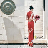 Begini potret keduanya saat mengucap janji sehidup semati berlatar pantai Bali. Foto: Instagram