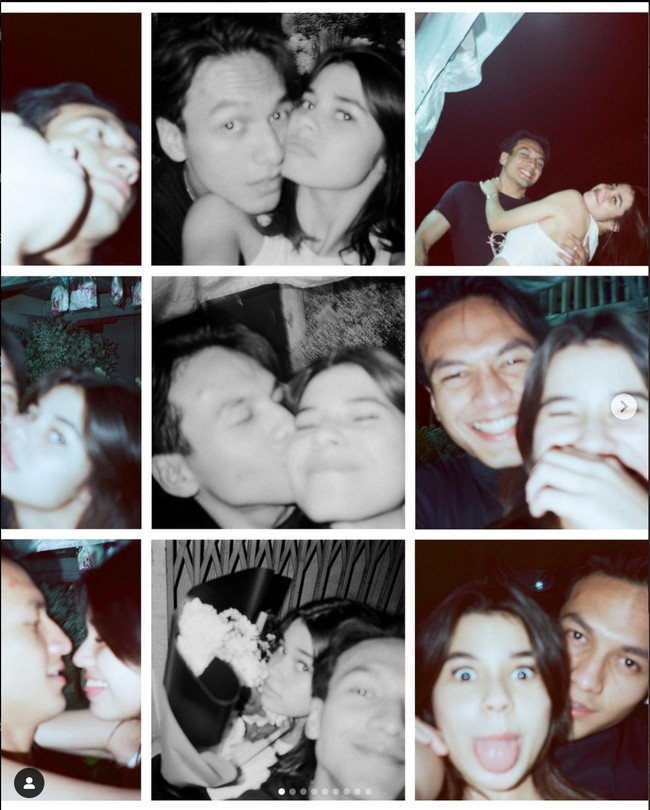 Melalui akun Instagramnya Maria juga sempat beberapa kali terlihat memamerkan momen kebersamaannya dengan Jefri. Seperti dalam foto ini, keduanya terlihat memamerkan pose mesra mereka. Foto: Instagram/@mariatheodoree