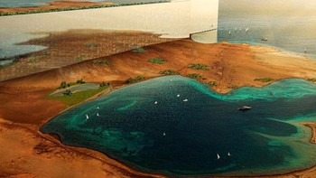 The LineMegaproyek yang dikenal dengan nama The Line ini masih diperdebatkan, dan para kritikus berfokus pada dampaknya terhadap hak asasi manusia dan lingkungan.The Line merupakan bagian dari proyek yang lebih raksasa, yakni pembangunan kota masa depan NEOM. Mulai dibangun pada 2021, The Line berlokasi di wilayah Tabuk, sebelah barat laut Kerajaan Arab Saudi.Kota metropolis ini disebut-sebut akan dapat berbaur dengan lanskap sekitarnya karena dirancang beroperasi dengan 100% energi terbarukan dan mempertahankan 95% wilayahnya untuk satwa liar.Foto: NEOM