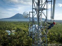 Melihat Perawatan BTS BAKTI Kominfo di Natuna
