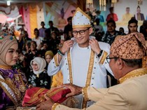 Sandiaga Hadiri Ritual Tumpe di Banggai, Titip Pengembangan Ekonomi Kreatif