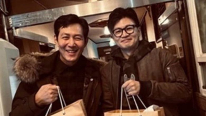 Menteri Han Dong Hoon dan Aktor Lee Jung Jae