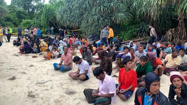 Pengungsi Rohingya di Sabang. (Dok Pemkot Sabang)