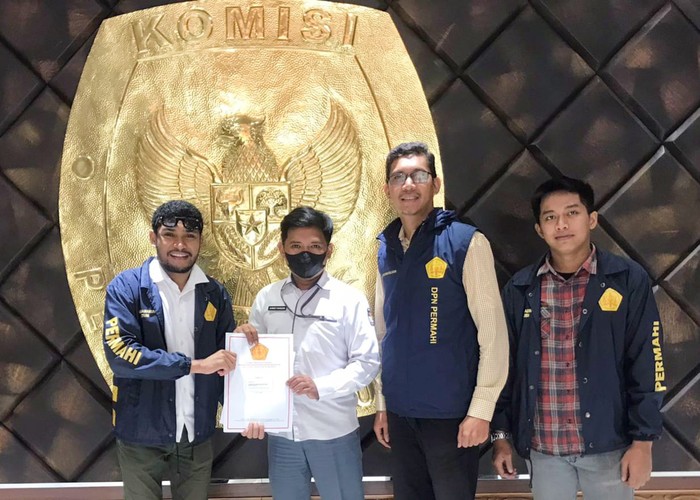 Permahi sampaikan somasi ke KPU, 4 Desember 2023. (Dok Permahi)