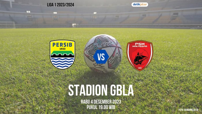 Persib Bandung vs PSM Makassar.