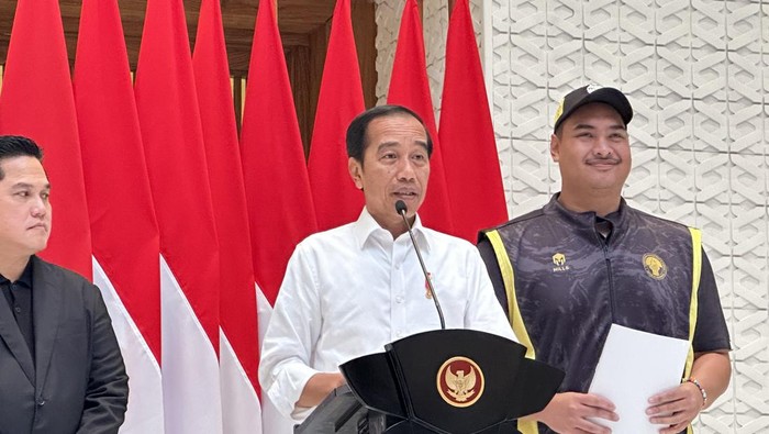Presiden Jokowi di Lanud Halim (Isal/detikcom)
