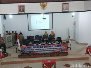 Bupati-Wabup Pinrang Absen Paripurna Pemberhentian di DPRD Sedang di Bali