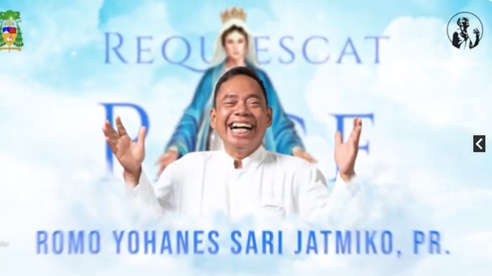 Rm Yohanes Sari Jatmiko, Pr meninggal dunia Senin (4/12/2023).