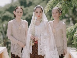 8 Inspirasi Kebaya Pengantin Warna Putih dari BCL Hingga Jessica Mila