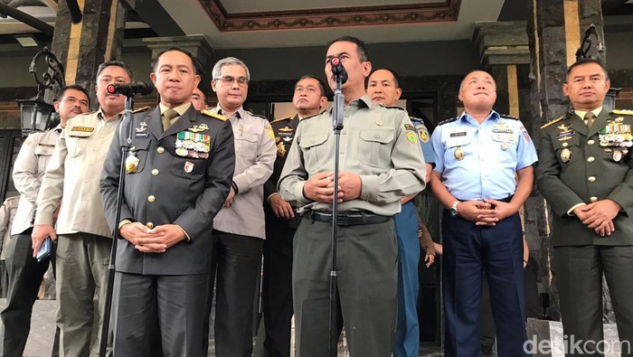 TNI dan Kementerian Pertanian menekan MoU terkait dukungan pelaksanaan pembangunan pertanian. (Fitrya/detikcom)