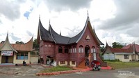 Sebuah balai adat di Nagari Koto Gadang.