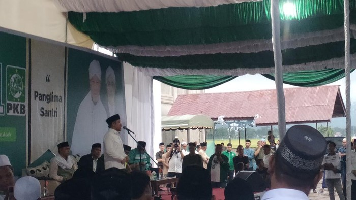 Cak Imin di hadapan para kiai dan ulama, Kita Krueng, Pidie Jaya, Aceh