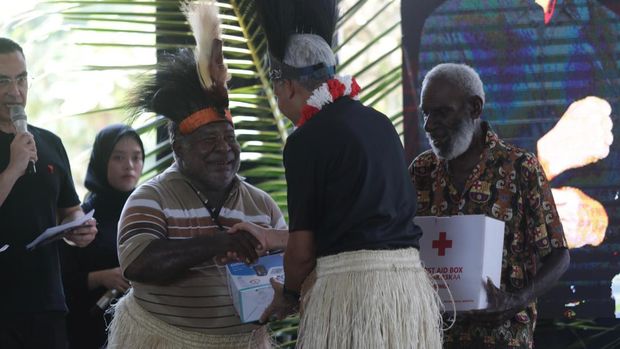 Calon Presiden nomor urut 3 Ganjar Pranowo saat mengunjungi Merauke, Papua. (Istimewa)