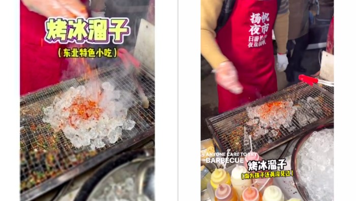 Es batu panggang bumbu barbeque