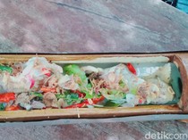 Lezatnya Garang Asem Bumbung Mbah Lincah Klaten, Masaknya Pakai Arang