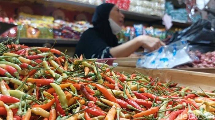 harga cabai di pasar lamongan mahal