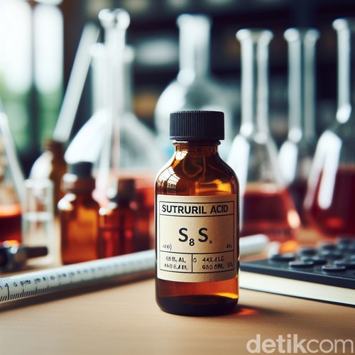Ilustrasi Asam Sulfat