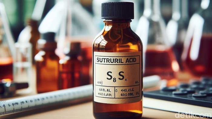 Ilustrasi Asam Sulfat