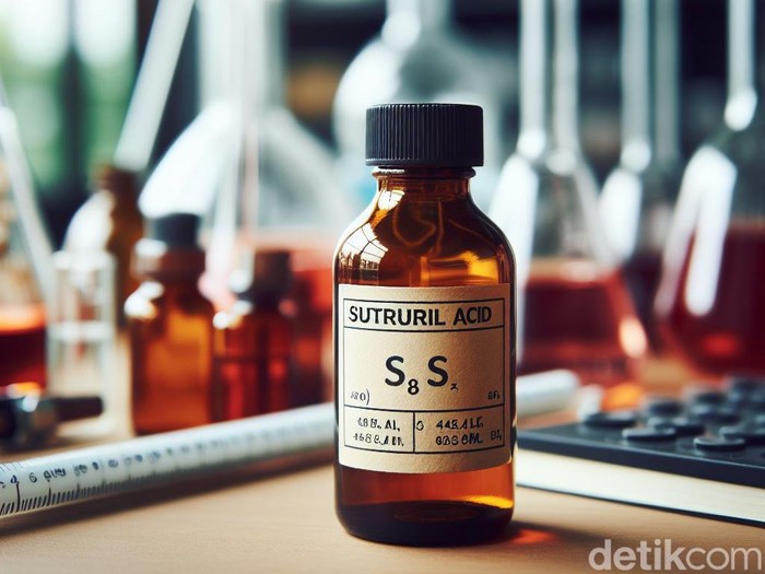 Ilustrasi Asam Sulfat