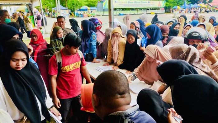Ilustrasi pasar murah di Bone, Sulawesi Selatan. Dokumen Istimewa